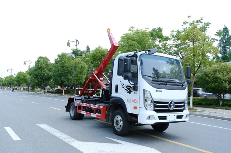 藍牌重汽王牌車廂可卸式垃圾車