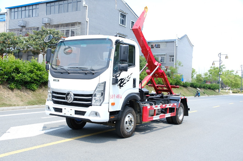 藍牌重汽王牌車廂可卸式垃圾車