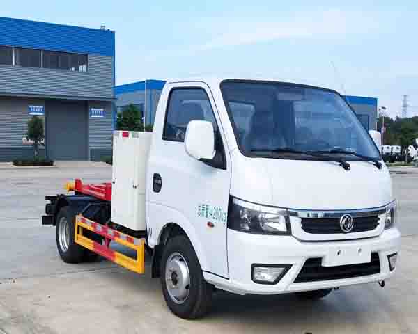 程力小型純電動(dòng)車廂可卸式垃圾車